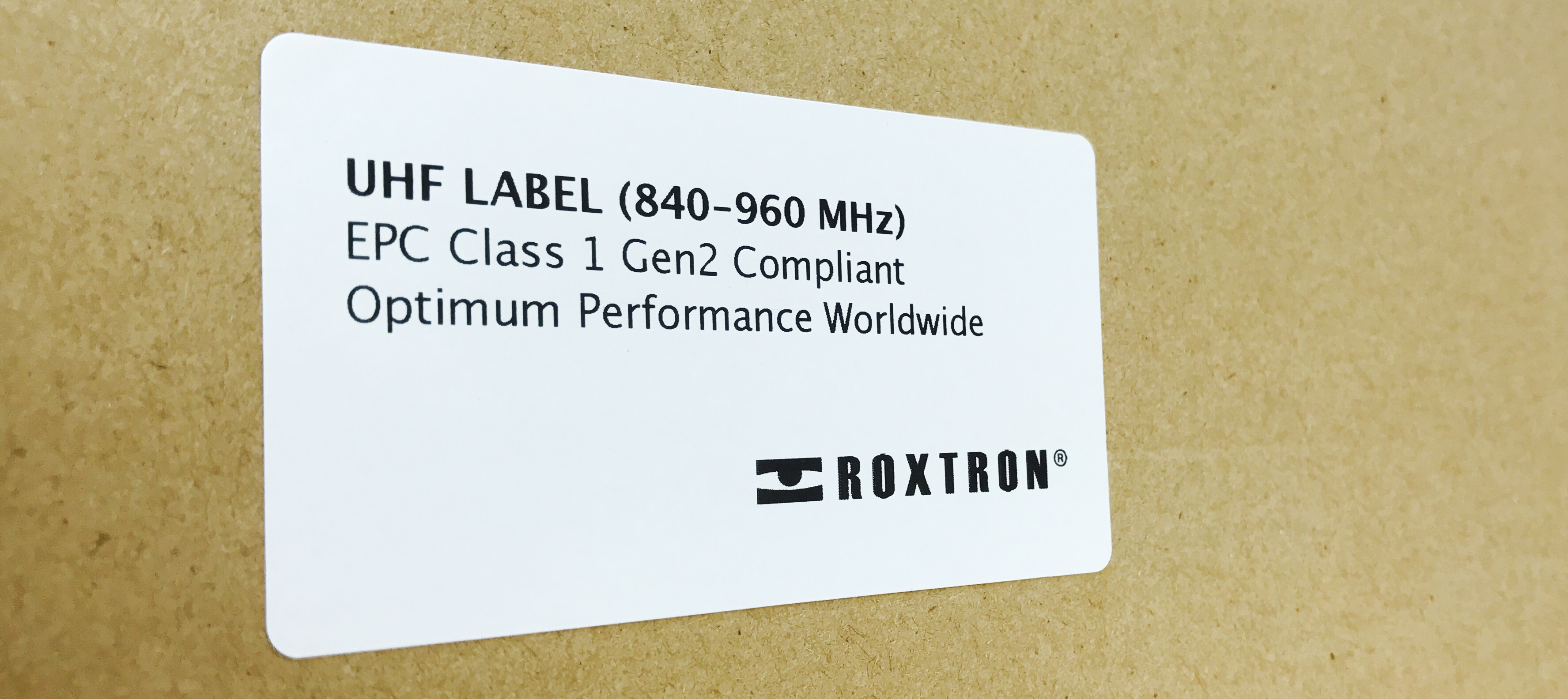 UHF RFID labels